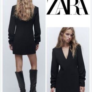 NWT Black Zara Mini Dress Sz. L